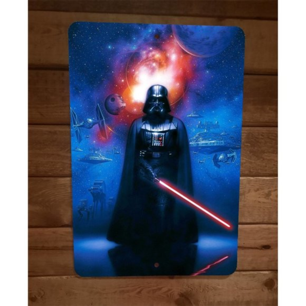 Darth Vader Death Star Scene Star Wars 8x12 Metal Wall Sign Poster